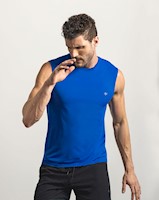 Camiseta manga sisa deportiva y de secado rápido para hombre